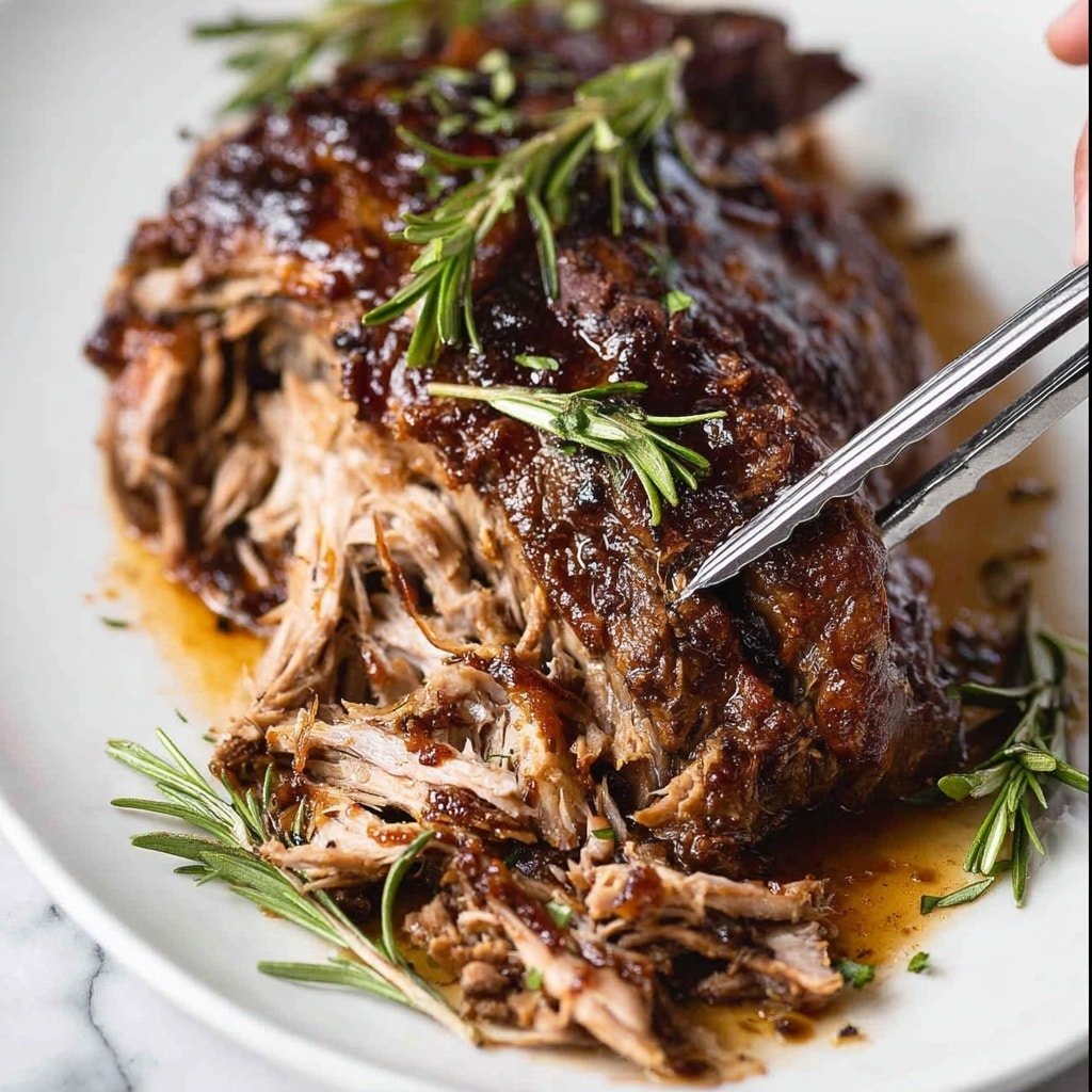 Slow Roast Leg of Lamb with Garlic, Rosemary, and Rich Gravy Recipe - Recipe Image
