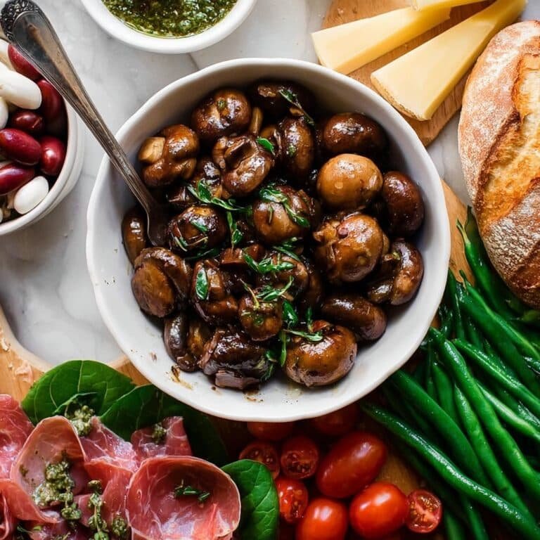 Balsamic Marinated Mushrooms Recipe