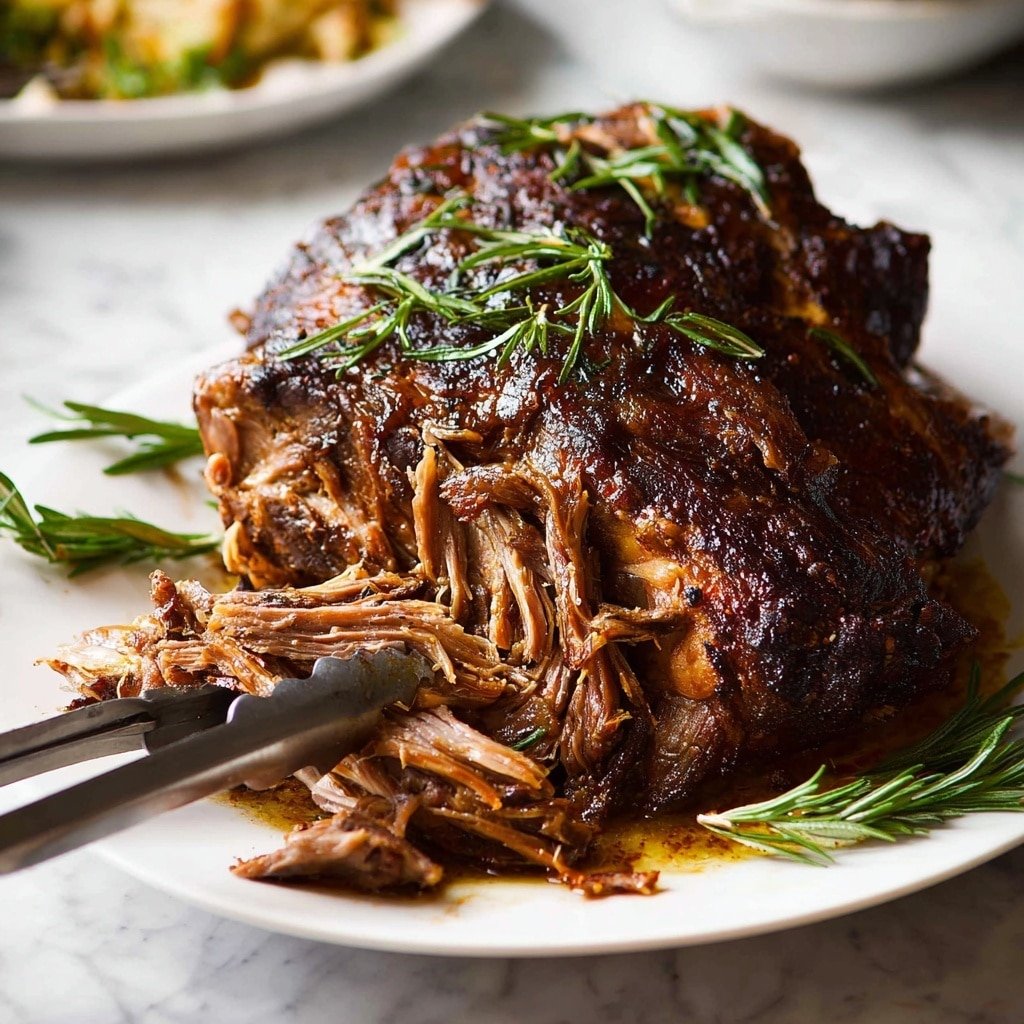 Slow Roast Leg of Lamb with Garlic, Rosemary, and Rich Gravy Recipe