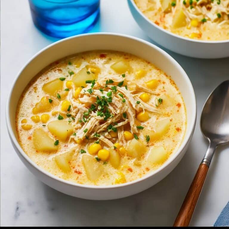 Creamy Southwest Chicken Corn Chowder Recipe