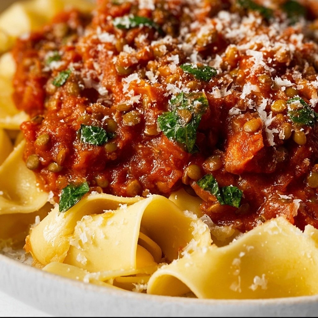 Lentil Bolognese Recipe - Recipe Image