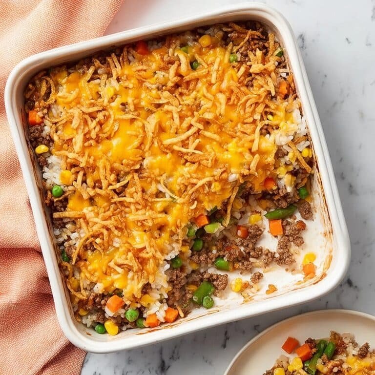 Hamburger Hash Brown Casserole Recipe