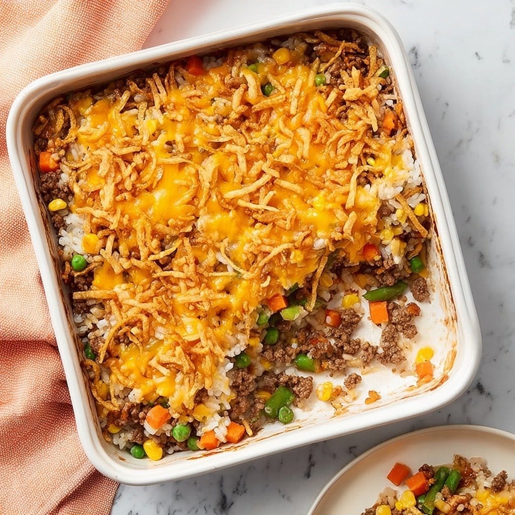 Hamburger Hash Brown Casserole Recipe