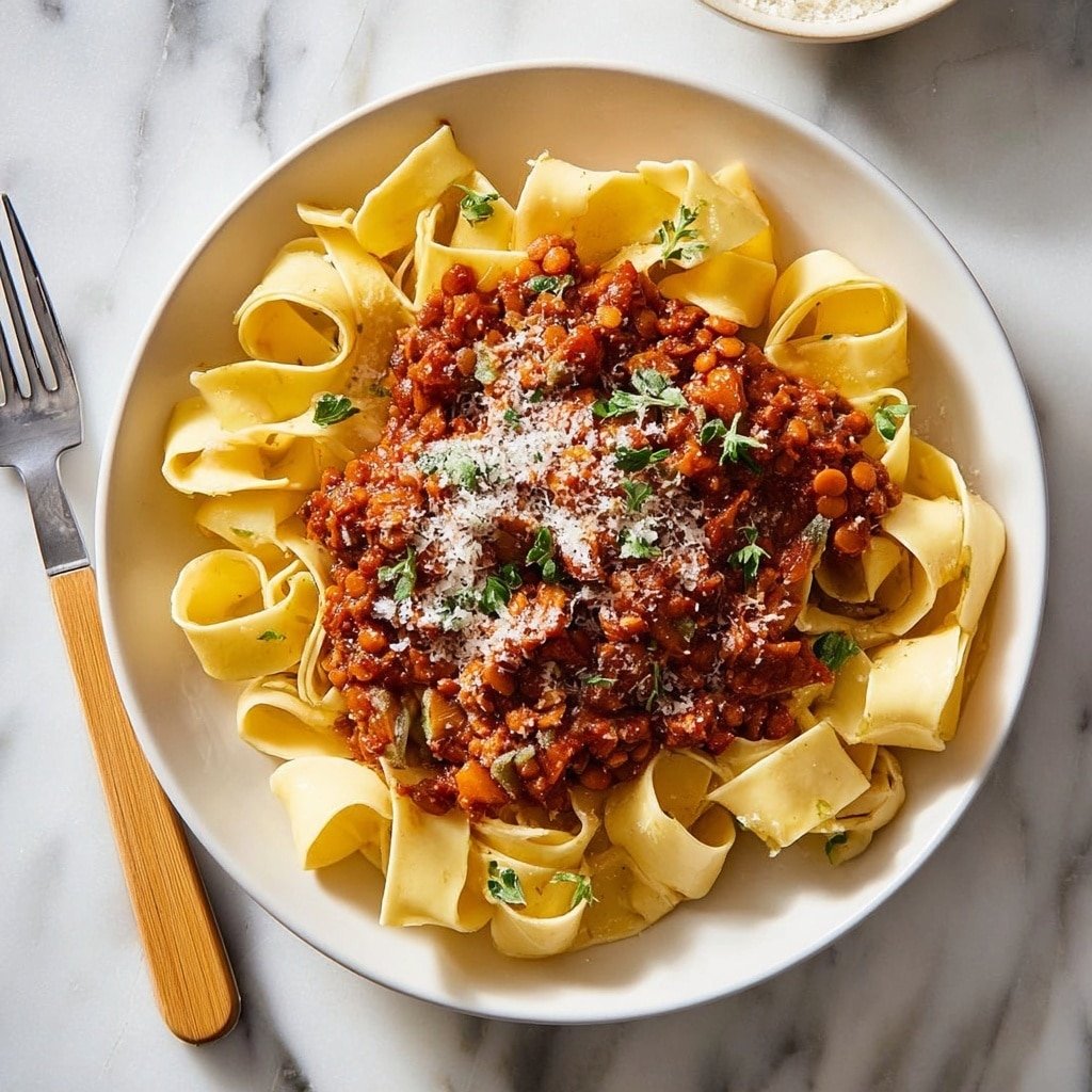 Lentil Bolognese Recipe