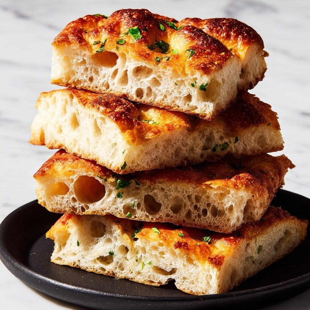 Easy Garlic Butter Focaccia Recipe - Recipe Image