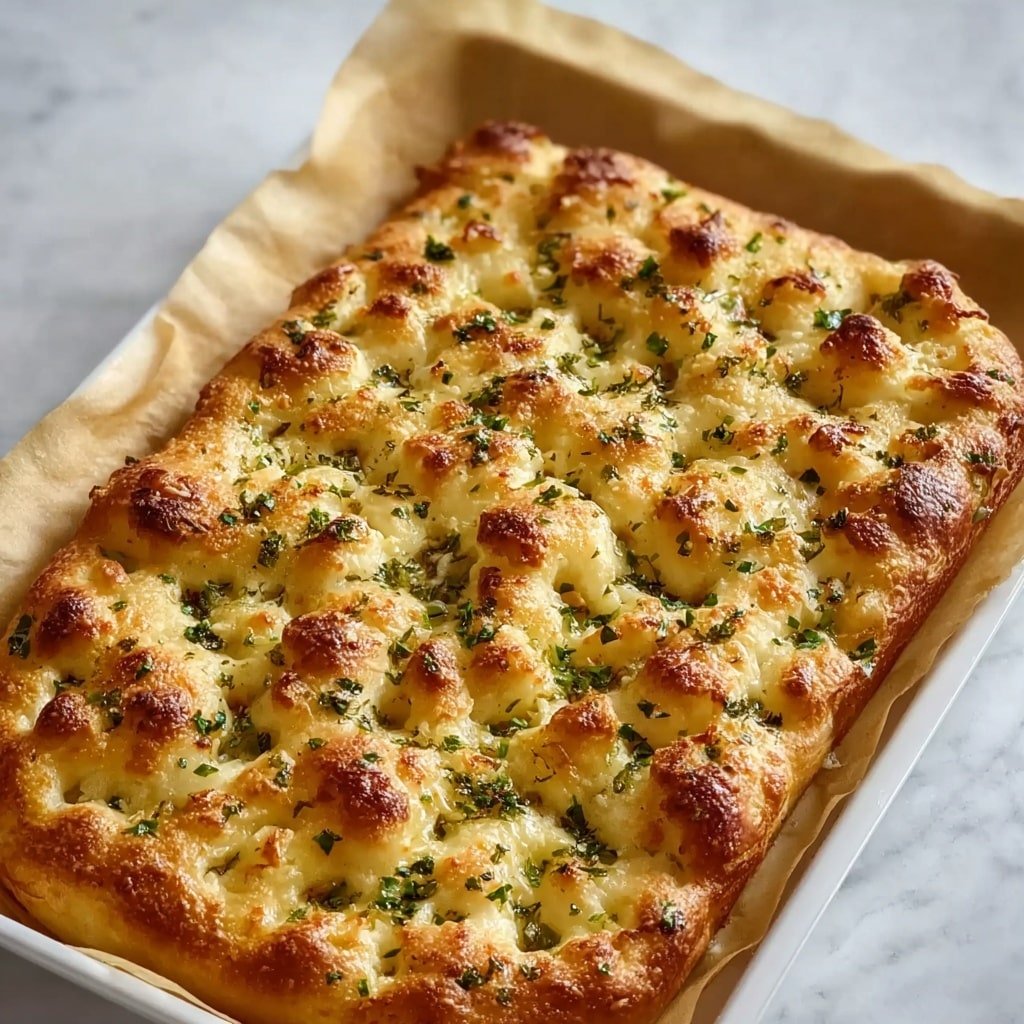 Easy Garlic Butter Focaccia Recipe - Recipe Image